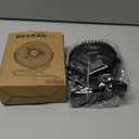 BESKAR Small Clip on Fan, 3 Speeds USB Fans with Strong Airflow, Clip & Desk Fans USB Plug in with Sturdy Clamp - Ultra Quiet operation for Office Dorm Bedroom Stroller (Dark Black)