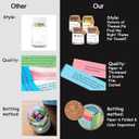 Qunrwe 90 PCS Love Notes Jar,I Love You Gifts for Him Her,Romantic Anniversary Birthday Engagement Wedding Long Distance Couple Gifts for Women Men Husband Wife Boyfriend Girlfriend Lover