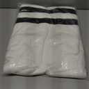 Saodimallsu Womens Striped Sweater Dress V Neck Collared Long Sleeve Slim Fit Ribbed Knit Trendy Mini Dresses (White)