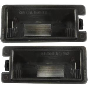 For Ford Fusion License Lamp Unit 2013 14 15 16 17 2018 Pair Driver and Passenger Side For FO2870102 | BB5Z 13550 A