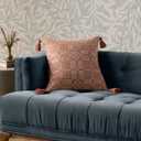Loloi Chris Loves Julia Ellery Collection PCJ0017 Clay 18'' x 18'' Cover Only Pillow