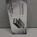 MaxGear Business Card Holder for Desk, Large Plastic Business Card Organizer Box, Credit Cards Holder File Box Storage, Capacity: 800 Cards (3.5 x 2.2), A-Z Tabs, Metal Structure, Black