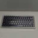 dagaladoo Haze Blue Clear keycaps for Mechanical Keyboard,Transparent MDA keycaps 60 75 100 Percent,Ceramic Jelly Key caps Set,Shine Through Key caps for Mx Switches Mechanical Keyboard(115key)