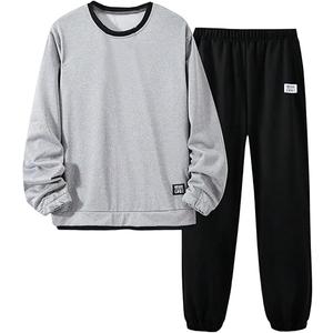 SHENHE Boy's Sweatsuit 2 Piece Outfits Crewneck Sweatshirt and Jogger Sweatpants Set Jogging Suit
