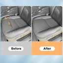 SecosAutoparts Driver & Passenger Side Bottom & Top Lean Back Leather Seat Cover Gray Compatible with Toyota 4Runner Limited 2003 2004 2005 2006 2007 2008 2009