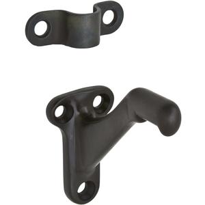 SCHLAGE Ives by Schlage 059A10B Hand Rail Bracket, Black