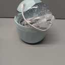 Tasty Mini Ice Cream Maker, Make Ice Cream, Sorbet, Frozen Yogurt, Gelato, Desserts, Quick Results, Single-Serve, Aqua (0.5 Quart)