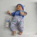 Milidool Lifelike Reborn Baby Dolls Boy - 18-Inch Baby Soft Body Realistic-Newborn Baby Dolls Cloth Body Real Life Baby Dolls with Toy Accessories for Kids Age 3 4 5 6 7 + (Cody)