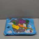 WATINC 64Pcs Preschool Shapes Teaching Felt Board Story Set 3.5 Ft Colorful Montessori Teacher Aide Tangrams Storytelling Flannel Interactive Play Kit Wall Hanging Gift for Toddlers