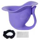 Newborn Baby Potty- the Diaper-Free Solution for Indoor & Outdoor Elimination Communication; Cute Fish Design (Purple)
