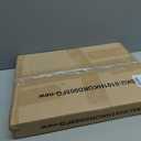 YINMIT Vinyl Record Holder, 80-100 LP Vinyl Record Storage Rack, Quick Assembly Vinyl Record Display, Retro Style Organizer for Magazine, Book, Files, Albums (Rustic Brown, 1 Tier)