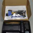 Compressed Air Duster, 130,000RPM Ultra-Powerful Cordless Electric Air Duster with 8000mAh Rechargeable Battery, 4-Gear Adjustable Air Blower for Keyboard, Computer, Car, Home Cleaning (Black)