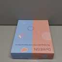 deweisn Folding Lighted Makeup Mirror with 72 LEDs 3 Colors Light Modes USB Rechargable 1800mA Batteries Portable Ultra Thin Compact Vanity Mirror Dimmable Travel Mirror (White)