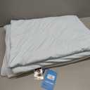 Cooling Comforter Twin Size for Hot Sleepers, 68"x90" Summer Cooling Blanket for Night Sweats, Silk Soft Lightweight Breathable All-Season Blue Cooling Quilt Blanket, Blue