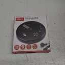 GPX PC332B Portable CD Player with Anti-Skip Protection, FM Radio and Stereo Earbuds - Black