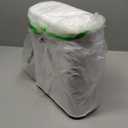 TIPGO 5 Gallon Motion Senor Bathroom Trash Can with Lid, Automatic Garbage Can Touchless, Smart Plastic Waste Basket for Narrow Spaces, Bathroom, Office, Bedroom, Living Room (White)