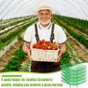 45 Pieces Strawberry Supports Strawberry Plant Holders Stand Waterproof Strawberry Plant Trellis Protectors Reusable Strawberry Growing Racks Frame for Plant Flower Fruit Strawberry Garden Planting