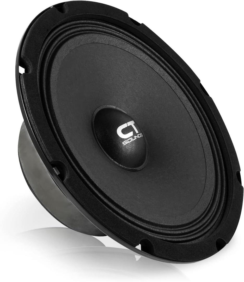 CT Sounds TROPO8-4 8 Shallow Mount Midrange Speaker, 200 Watts RMS, Each