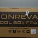 ONREVA Tool Box Foam, 3Pack 48x24x1 inch, Foam Inserts for Cases, Polyethylene Storage Sheets for Toolbox Hard Case, Tool Shadow Insert, Kaizen Organizer Sheet