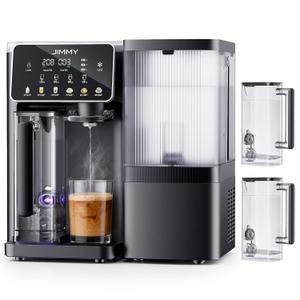 JIMMY R9 Pro Countertop Reverse Osmosis Water Filter,7 Stage Purification with UV, Instant Hot & Cold Portable Water Purifier with 2X 1L Removable Pitchers,No Installation,for Baby Formula