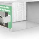 Through The Wall Air Conditioner Sleeve for 26 Inch Through The Wall Air Conditioner Units, Universal AC Wall Sleeve Cover with Ventilation Grille, Weather Resistant & Keep Out Leaves