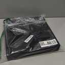 UMIACOUSTICS 4 PCS Acoustic Panels with Hanging Bracket, 2'' Thick Fiberglass Sound Proof Panels Removable for Studios, Office, Home Theater Ceiling or Wall- Black (23.6" x 11.8"-4pcs)