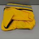 Ezierfy Reflective Dog Raincoat - Adjustable Waterproof Raincoat for Dogs, Lightweight Dog Hooded Slicker Rain Coat Poncho (Yellow, Medium)