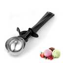 Ice Cream Scoop with Trigger, Large 1.5 oz (55ml) Stainless Steel Scoop for Ice Cream, Sorbet, Melon, Cupcake Batter, Size #16 (2 PACK)