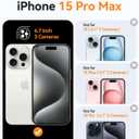 CANSHN Magnetic Compatible with iPhone 15 Pro Max Case, Upgraded [Full Camera Protection] [Compatible with Magsafe] [Translucent Matte] Shockproof Protective Phone Case Cvoer 6.7 Inch - Black