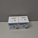 2 x Interactive Cat Toys for Indoor Cats,Rechargeable Automatic Concealed Cat Feather Teaser,Motion Activated Enrichment Toys for Indoor Bored Adult Cats(Color) (White)