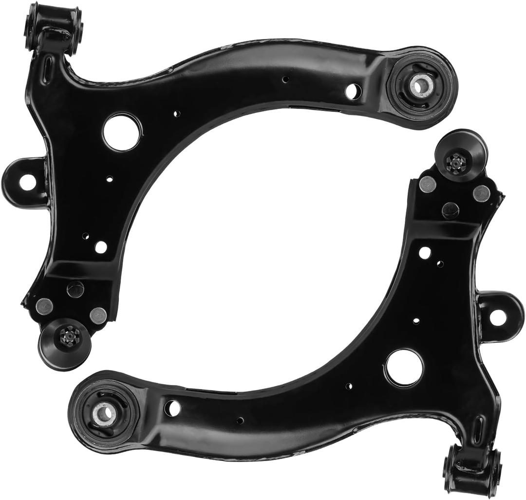 Front Lower Control Arm w/Ball Joint for Buick Allure & Lacrosse 05-09, Chevy Impala 00-13, Venture 97-05, Oldsmobile Intrigue 98-02, Pontiac Montana 99-06, 2Pcs Suspension Kit K80539 K80538