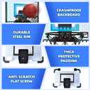 Folimix Mini Basketball Hoop Indoor for Kids, Basketball Hoop Over The Door with LED Lighting, Electronic Scoreboard & 3 Balls, Basketball Toys Gifts for 6 7 8 9 10 11 12 Year Old Teen Boys Christmas