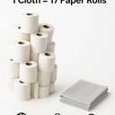 Premium Reusable Dish Cloths Towels Super Absorbent-Sustainable Cleaning Microfiber Rolls Wipes Large for Kitchen-Optimized-Home- Cars- Glasses -bathrooms- Electronics (Blue) 50 Pack