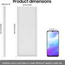 Vanity and Bathroom Tray, 11.8" ABS Countertop Organizer,Waterproof Vanity Tray for Toilet Tank,Perfume,Soap,Keys,Bathroom Accessories,Kitchen and Bath Trays,Non Slip Small Trays,White (11.8" x 5" x 0.7")