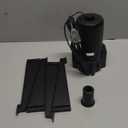 Stright 360 Degree Rotating Christmas Tree Stand, Revolving Artificial Tree Base for Tree Up to 7.5FT, Spinning Christmas Tree Stand with 2 Settings Trunk Diameter and One Built-in Electrical Outlet