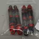 INJORA 53mm 6g Each Shocks- Absorber Oil Threaded Damper for TRX4M TRX4MT 1/18 RC Crawler Upgrade, Red