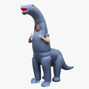 Morph Inflatable Diplodocus Costume Blow Up Halloween Costumes for Adults