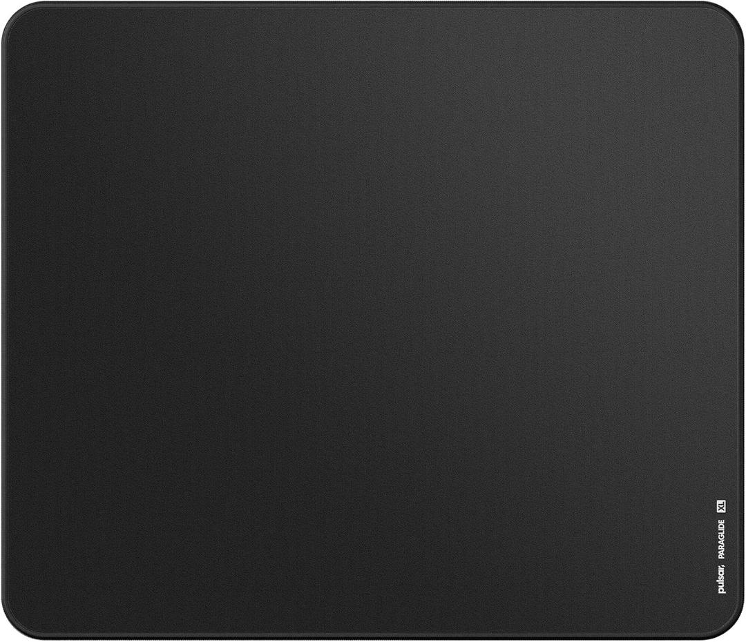 Pulsar - Paraglide XL Esports Level Premium Gaming Mouse Pad - Medium Speed, Smooth Glide, Stitched Edge, 19.3 x 16.5in (XL, Black)