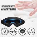 Eye Mask for Lash Extensions, Sleep Mask for Lash Extensions for Women Men, Zero Eye Pressure 3D Contoured Lash Extension Sleep Mask, Lash Protector Breathable Soft Shade Cover for Travel Yoga Nap