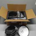 RGBW Low Voltage Landscape Lights 5W Color Changing Pathway Lights 12-24V Dusk to Dawn Timer Cast-Aluminum Multi-Color Landscape Path Lighting IP66 Waterproof for Halloween Christmas, 4 Pack