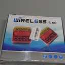 ZBDFNJ 2025 New Wireless Magnetic Trailer Light Kit, Portable Rechargeable LED Taillight Waterproof Design and Strong Magnetic Base, Wireless Trailer Light Suitable for Multiple Scenarios (Red)