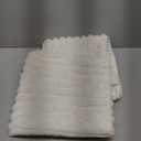 decorUhome Cozy Faux Fur Spring Throw Pillow Covers 18x18 Set of 2 Decorative Soft Plush Striped Modern Farmhouse Boho Couch Pillow Cases with Velvet Back for Sofa Bed Living Room, Cream White