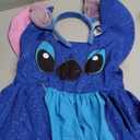 Esvaiy Girls Hawaiian Dress Costume Halloween Blue Princess Mouse Dress with Headband Kids Birthday Party Cosplay Outfit, Size 130