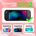 EFFIFLOW Switch 2 Carrying Case (2025)  Cute Pink Hard Travel Case with 10 Game Card Slots & Accessory Pocket, Protective Portable Storage Bag for Switch 2 Console and Accessories