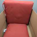 Arden Outdoor Deep Seat Cushion Set, 24 in x 24 in, Weather-Proof, Rain-Proof, Fade Resistant Patio Cushion for Chair, Sofa, and Couch Ruby Red Leala (1 Pack)