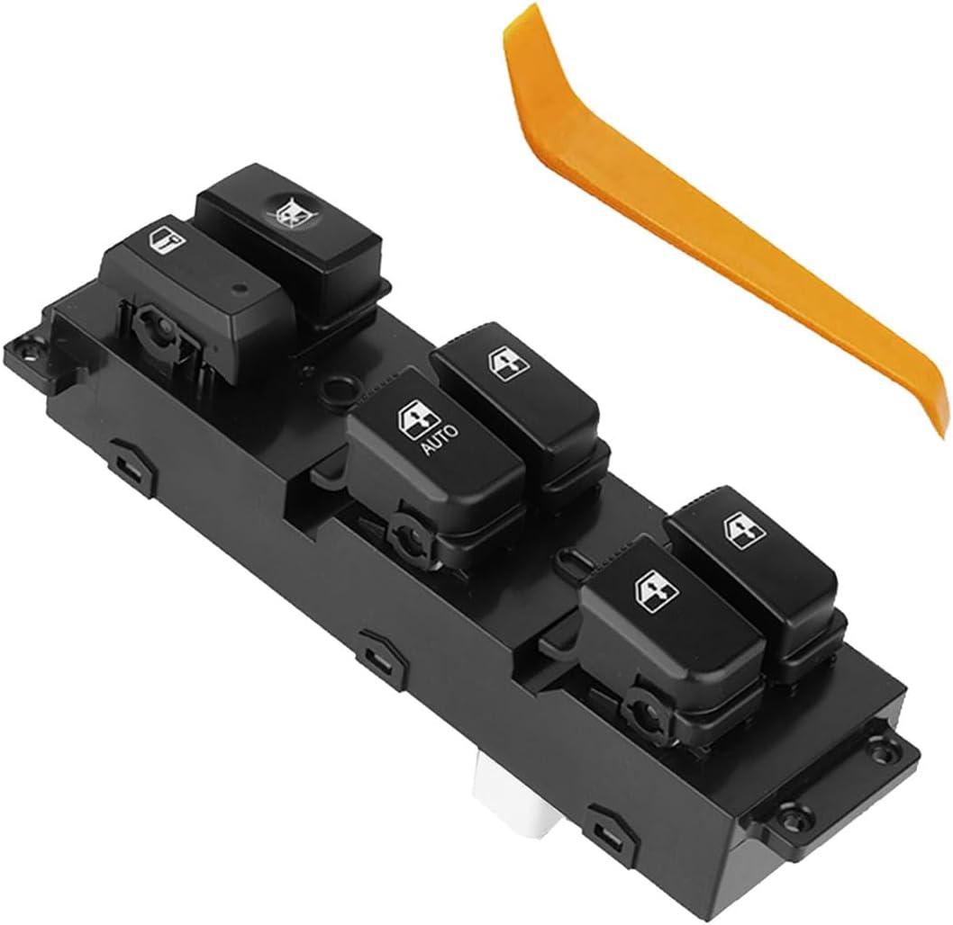 Driver Side Power Master Window Switch 93570-2B830 Fit for 2007-2011 Hyundai Santa Fe, Front Left Power Window Control Switch Button Compatible with Santa Fe 2007-2011 Replace# 93570-2B000S4