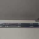 Stove Gap Covers, Stove Gap Filler, Range Trim Kit,Stove Guard for Kitchen Oven Gap Between Stovetop and Counter, Heat Resistant and Easy to Clean (Aluminum Black 23.4 in 1 Pair)