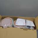 SEREED Colorful Lighting Toddler Tricycle for 2-5 Years Old Boys Girls, Adjustable Seat&Handlebar Trike, Removable Basket, Birthday Gift Idea for Kids Ages 2+ (Green)