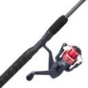 Ugly Stik 50th Anniversary Spinning Reel and Fishing Combo, 6’6”, 2-Piece, Medium Power Rod, Strong and Sensitive, Ergonomic Reel Seat, Durable Guides