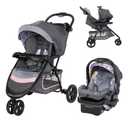 Baby Trend EZ Ride SE Travel System with Secure-Lift Infant Car Seat, Bluebell, Manufactured Date 04/2026
